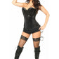 Top Drawer 4 PC Sexy Officer Corset Costume - Daisy Corsets