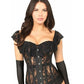 Top Drawer 4 PC Sheer Lace Bunny Corset Costume - Daisy Corsets