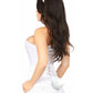 Top Drawer 4 PC White Bunny Corset Costume - Daisy Corsets