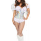 Top Drawer 5 PC Silver Holo Angel Corset Costume - Daisy Corsets