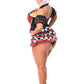 Top Drawer 6 PC Royal Red Queen Corset Costume - Daisy Corsets