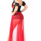 Top Drawer 6 PC Sexy Fairytale Red Queen Costume - Daisy Corsets