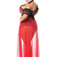 Top Drawer 6 PC Sexy Fairytale Red Queen Costume - Daisy Corsets