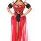 Top Drawer 6 PC Sexy Fairytale Red Queen Costume - Daisy Corsets
