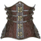 Top Drawer CURVY Brown Steampunk Steel Double Boned Under Bust Corset - Daisy Corsets