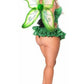Top Drawer Premium Sequin Green Fairy Corset Dress Costume - Daisy Corsets