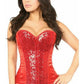 Top Drawer Red Sequin Steel Boned Corset - Daisy Corsets