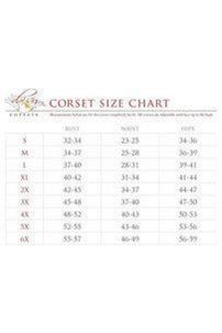 Top Drawer White Satin w/Black Lace Overlay Steel Boned Corset w/Straps - Daisy Corsets