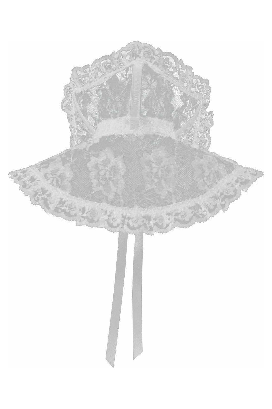 White Lace Neck Collar - Daisy Corsets