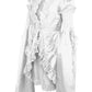 White Satin & Lace Ruffled Jacket - Daisy Corsets