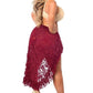 Wine High Low Lace Skirt - Daisy Corsets