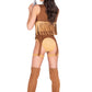 5013 - 4pc Wild West Babe Costume
