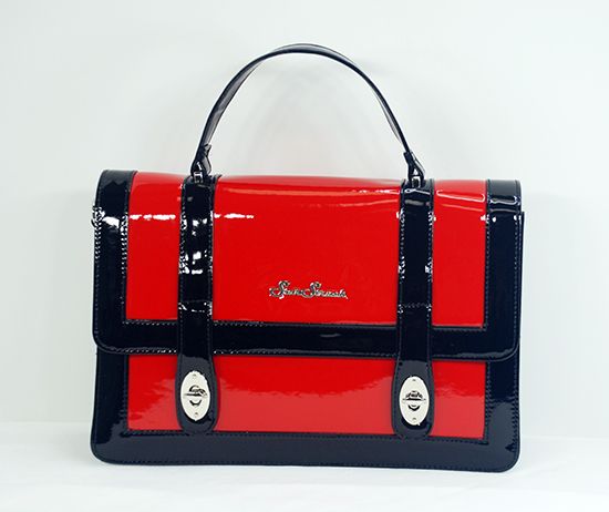 Bettie Bag Red/Black Handbag Retro Style Hip Crypt Star Struck Clothing Astro Bettie