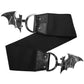 Elastic Waist Belt Bat Silver Goth Hip Crypt Kreepsville