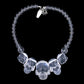 Skull Collection Necklace Crystal Clear Hip Crypt Kreepsville