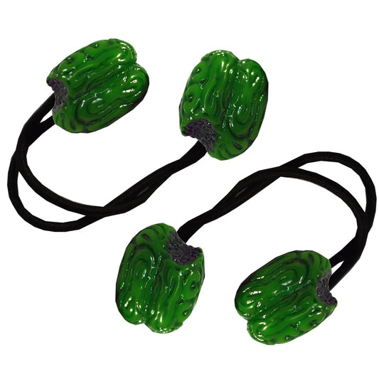Green Zombie Brains Hair Bands
