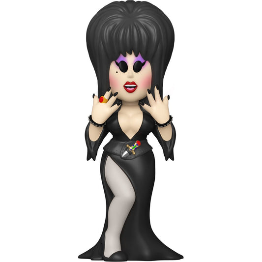 Elvira Vinyl Soda Figure - Entertainment Earth Exclusive Mistress of the Dark Movie Macabre Horror Hostess TV Icons Hip Crypt Entertainment Earth.