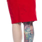 Fancy Red Pencil Skirt