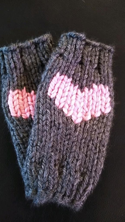 Open Finger Knitted Gloves