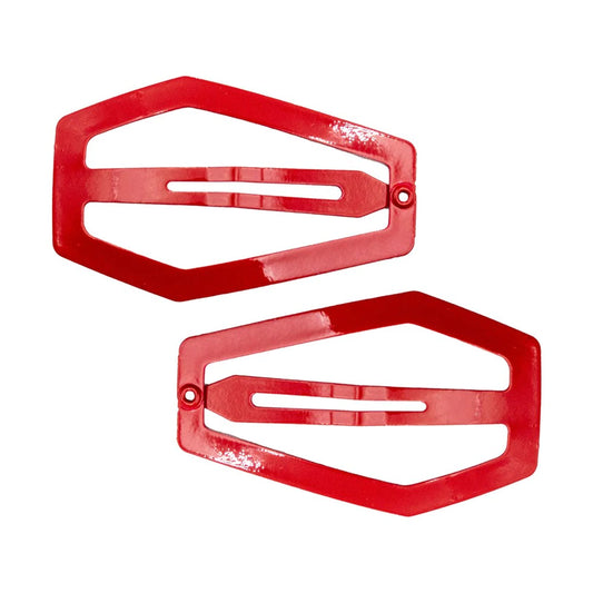 Coffin Snap Hair Clip Red