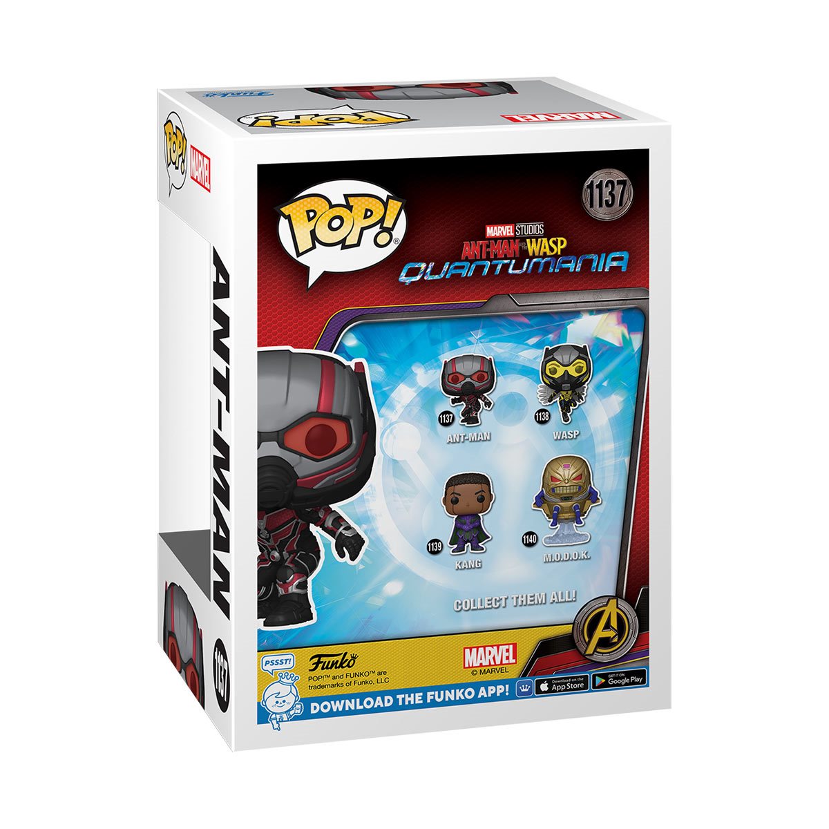 Ant-Man and the Wasp: Quantumania Ant-Man Funko Pop! Vinyl Figure #1137 Marvel Superheroes Hip Crypt Entertainment Earth Movies