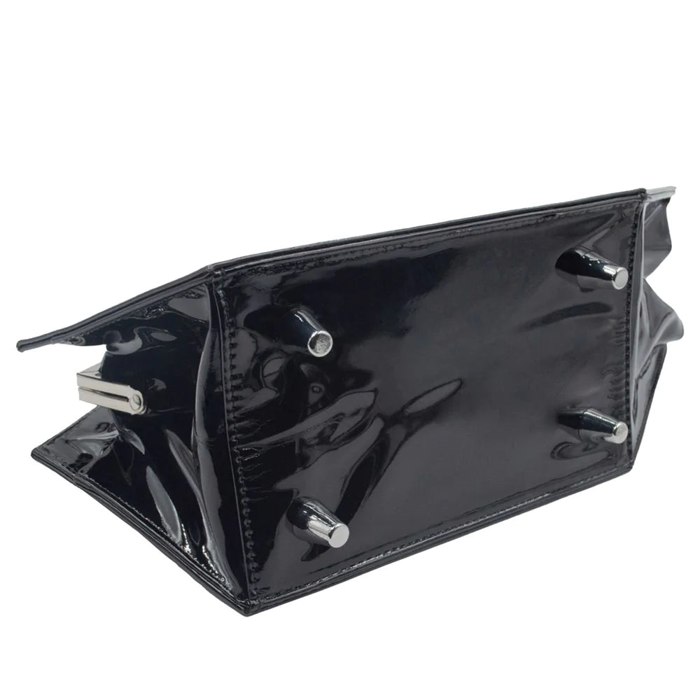 Elvira Skull Kiss Lock Deluxe Coffin Handbag