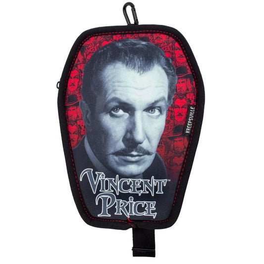 Vincent Price Red Repeat Coffin Clip Pouch