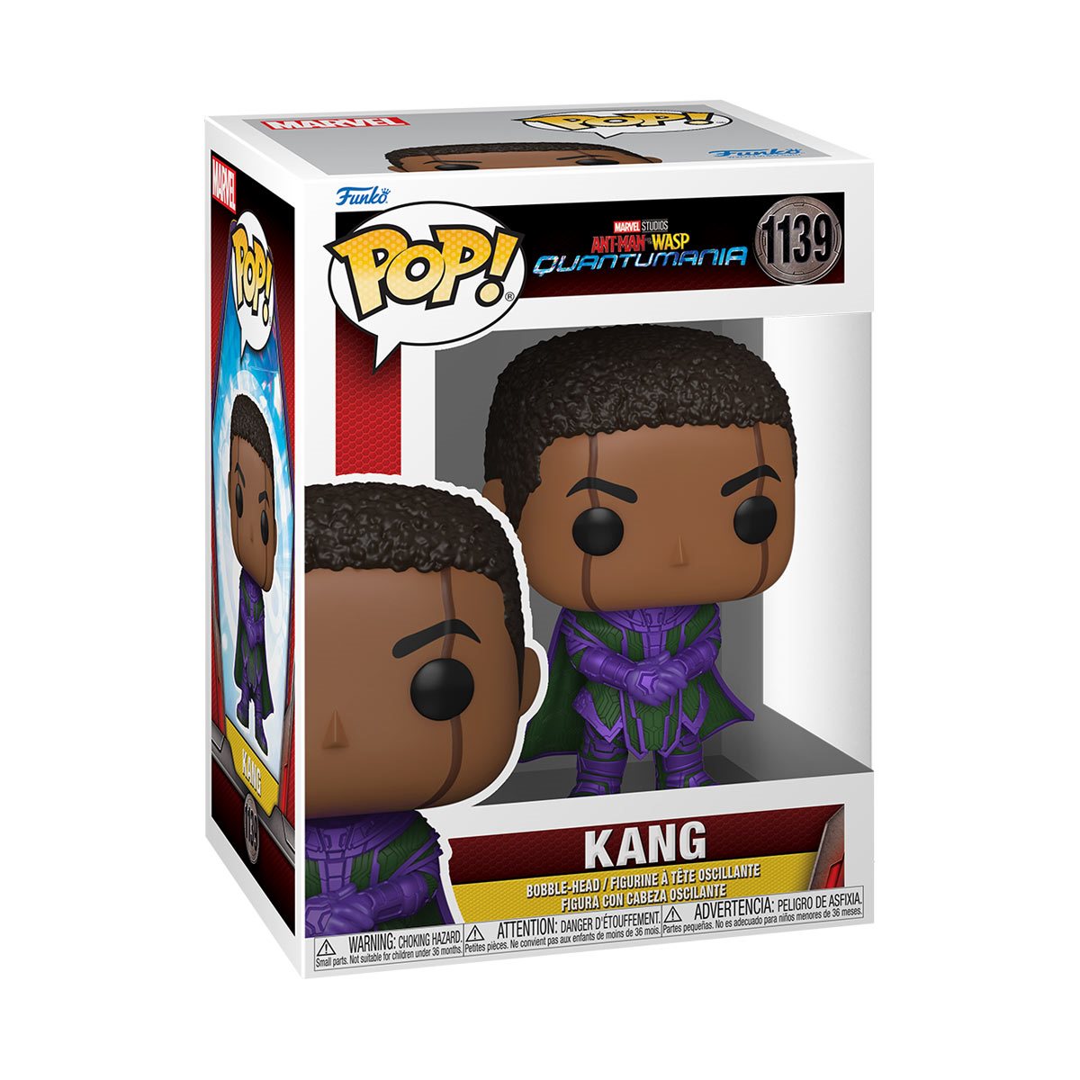 Ant-Man and the Wasp: Quantumania Kang Funko Pop! Vinyl Figure #1139 Marvel Superheroes Hip Crypt Entertainment Earth Movies