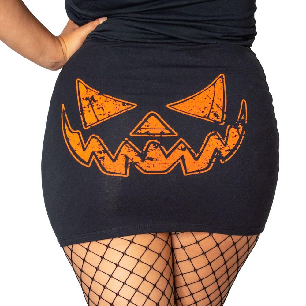 Pumpkin Trick or Treat Mini Skirt