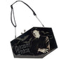 Vincent Price Skull Kiss Lock Deluxe Coffin Handbag