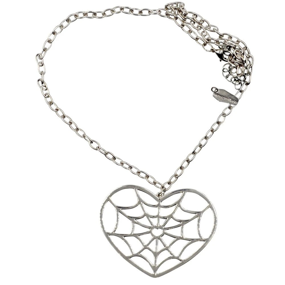 Web Heart Necklace